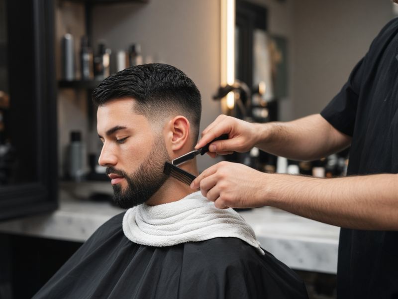 Beard trim at Studio Anilomarra